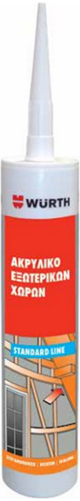 Ακρυλικό Στεγανοποιητικό Standard Line Λευκή 280ml