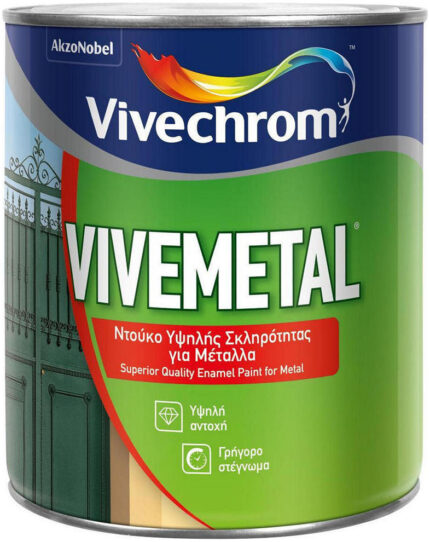 Βερνικόχρωμα Vivemetal 0.75lt Λευκό Γυαλιστερό