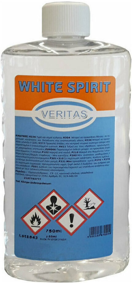 Διαλυτικό VERITAS White Spirit 0.75lt Διάφανο